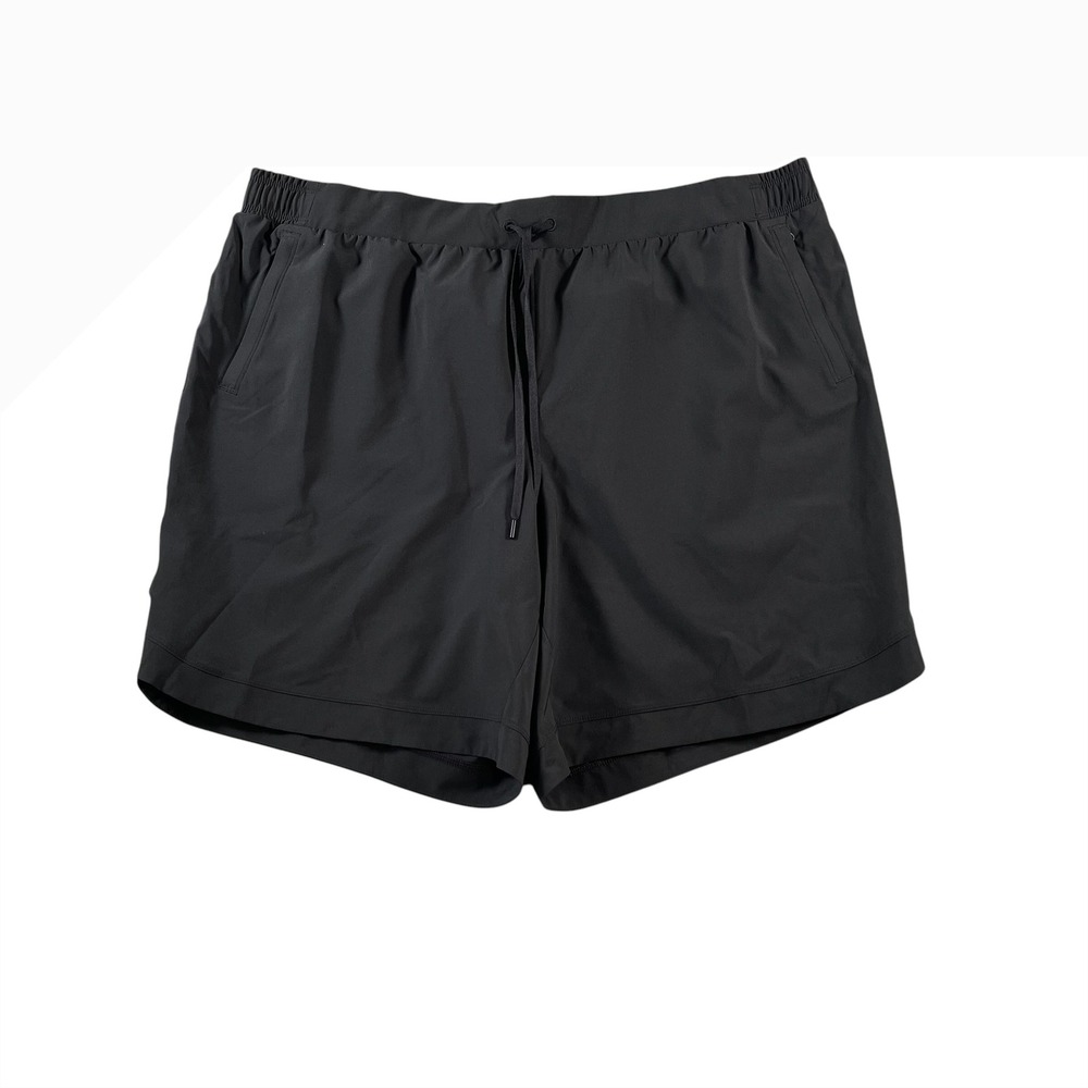 Calia NWT Journey Mid Rise TrueLight Woven Bermuda Shorts Size 2X Pure Black